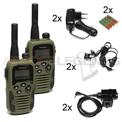Topcom Topcom 9500 Twintalker Airsoft Edition (2 st) Topcom Topcom 9500 Twintalker Airsoft Edition (2 st)
