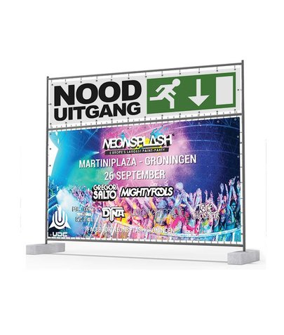 Opzethekwerkbanner (3380 x 860 mm) Opzethekwerkbanner (3380 x 860 mm)