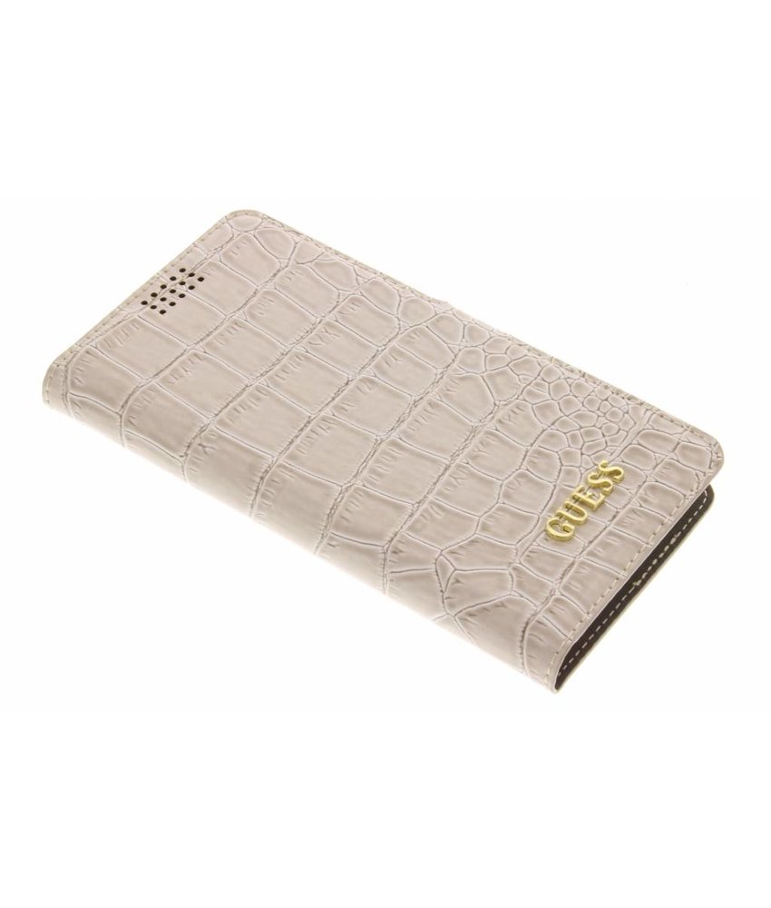 Guess Universele Shiny Croco Booktype Case Maat XL