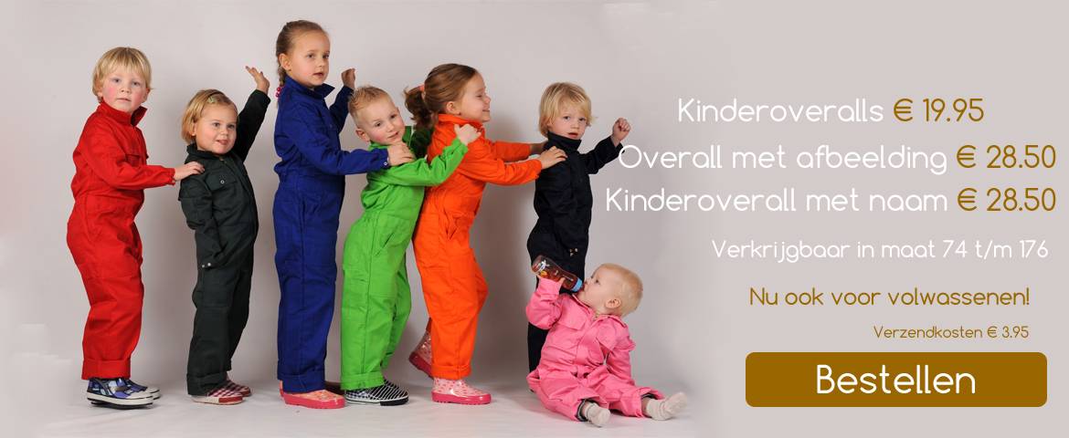 Kinderoveralls vanaf maat 74
