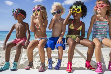 Duukies Beachsocks op het strand