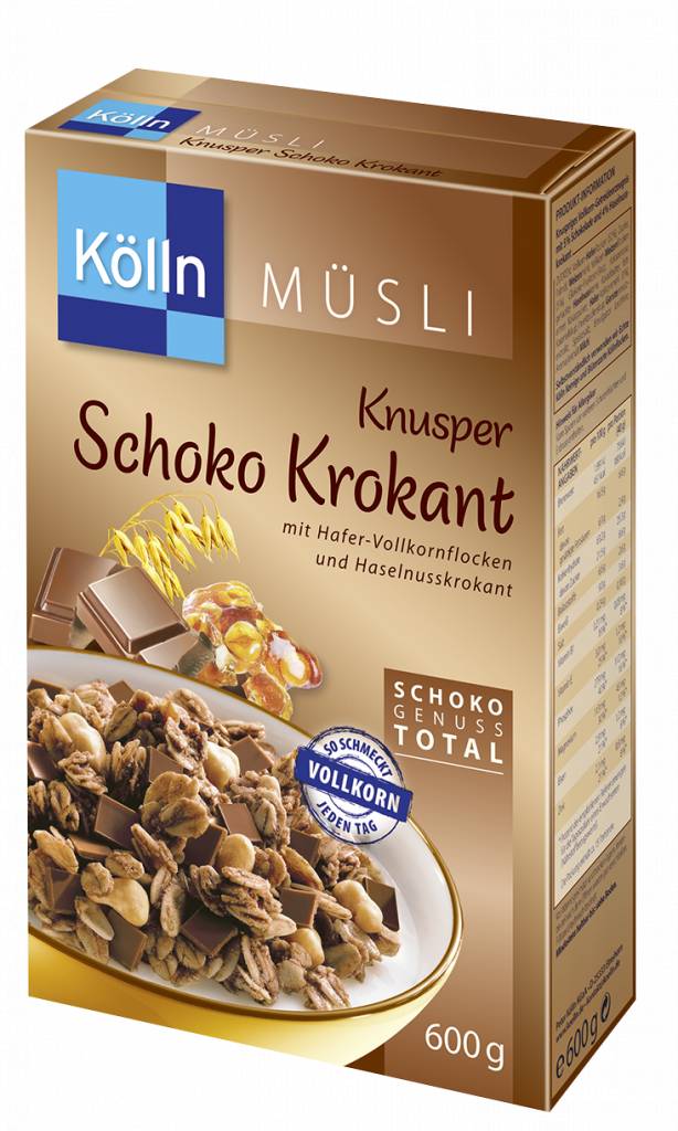 Kölln Müsli Knusper Schoko Krokant (600g) - Regiofrisch