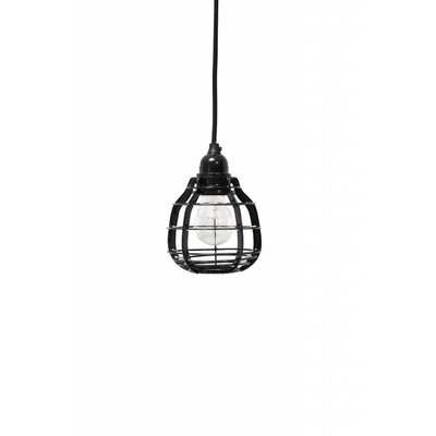HK Living lab lamp zwart (met pendel)