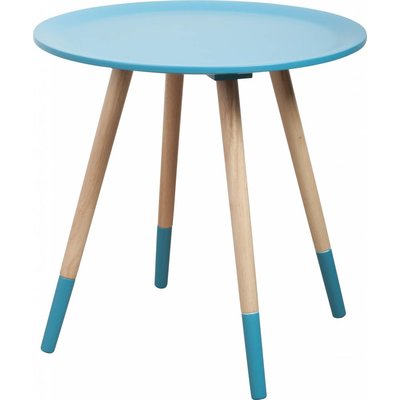 Zuiver - TOONZAALMODEL - Bijzettafel Two tone blauw