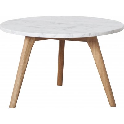 Zuiver Bijzettafel White stone L