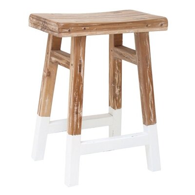 HK Living kruk reclaimed teak wit