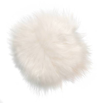 HK Living IJslandse schapenvacht stoel cover - wit