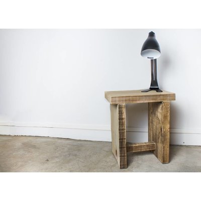 PURE Wood Design Kruk scheepshout met overstekend blad