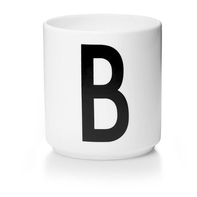Design Letters Aj porseleinen mok - B
