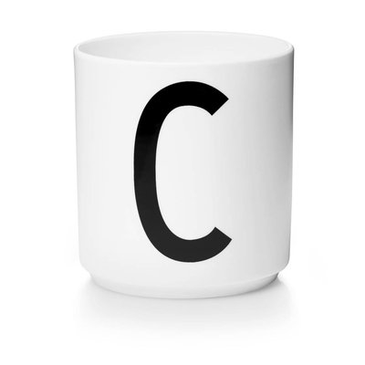 Design Letters Aj porseleinen mok - C