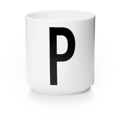 Design Letters Aj porseleinen mok - P