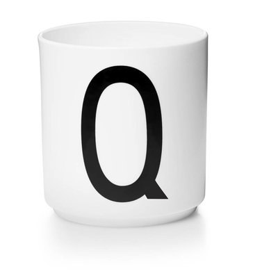 Design Letters Aj porseleinen mok - Q