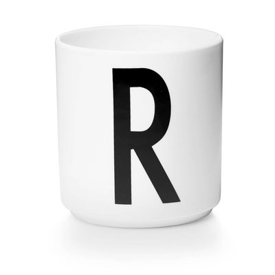 Design Letters Aj porseleinen mok - R