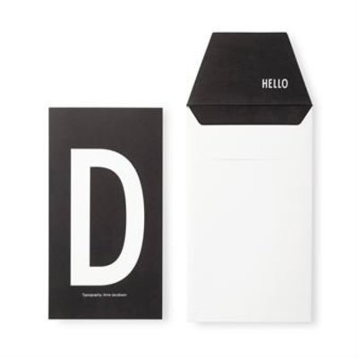 Design Letters Letter kaart - D