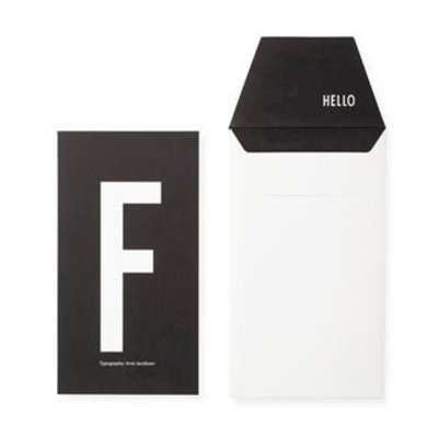 Design Letters Letter kaart - F