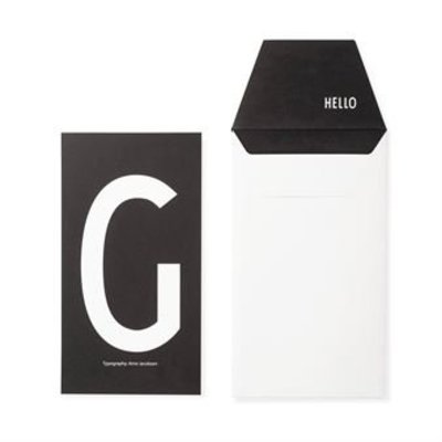Design Letters Letter kaart - G