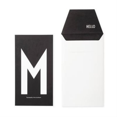 Design Letters Letter kaart - M