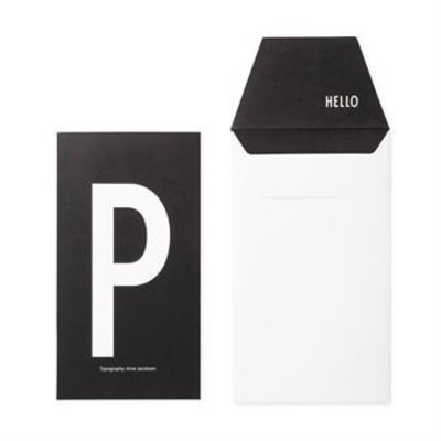 Design Letters Letter kaart - P