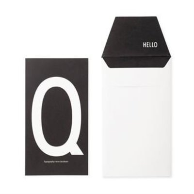 Design Letters Letter kaart - Q