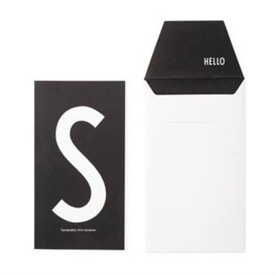 Design Letters Letter kaart - S