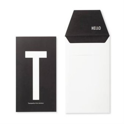 Design Letters Letter kaart - T