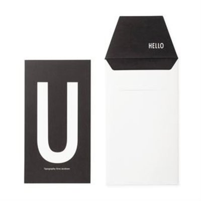 Design Letters Letter kaart - U