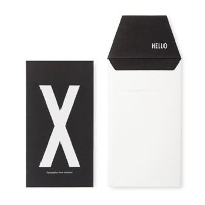 Design Letters Letter kaart - X