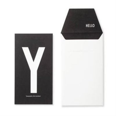 Design Letters Letter kaart - Y