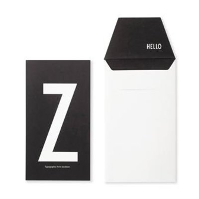 Design Letters Letter kaart - Z