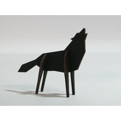 Atelier Pierre Nordic puzzel Wolf Medium Black
