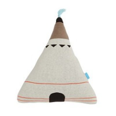 OYOY Kussen wigwam - top blauw