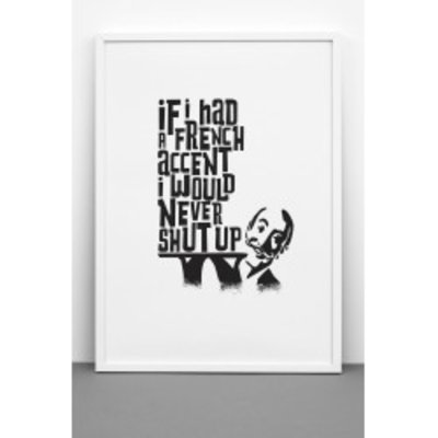 One must dash Oh la la poster 30 x 40