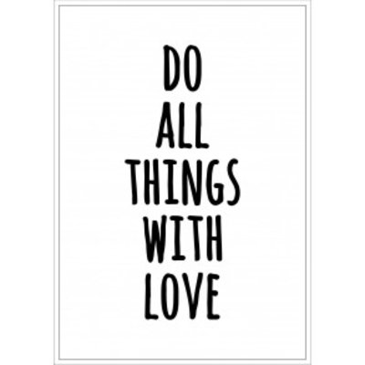 Tile Junkie Postkaart Do all things
