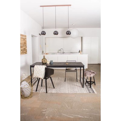PURE Wood Design Nordland Industriele tafel van chipwood