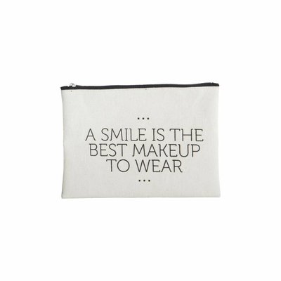 House Doctor Make-up bag smile