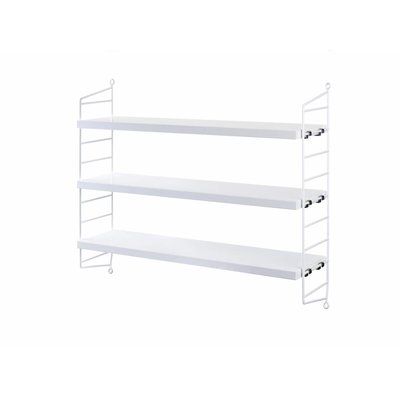 String Furniture: wandrekken & modulair kastensysteem | Nordic Living Pocket White/White