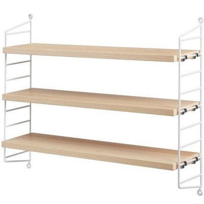 String Furniture: wandrekken & modulair kastensysteem | Nordic Living Pocket Ash/white