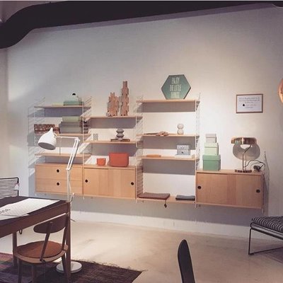 String Furniture: wandrekken & modulair kastensysteem | Nordic Living Wandmeubel