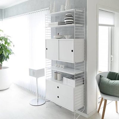 String Furniture: wandrekken & modulair kastensysteem | Nordic Living Wandrek