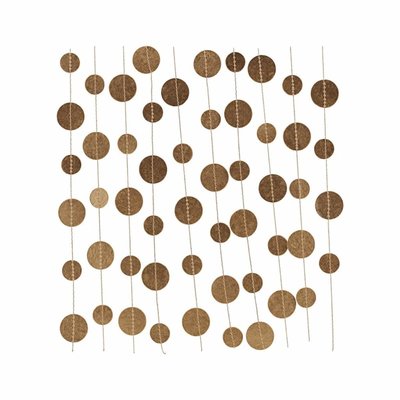 House Doctor Garland, Dots, gold