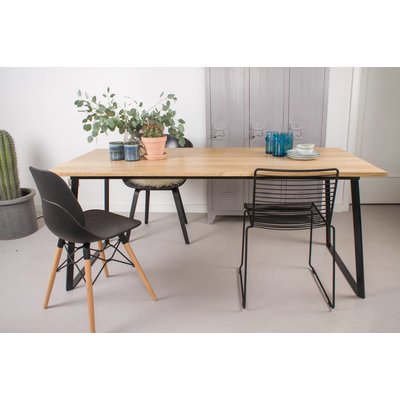 PURE Wood Design ‘Ekberg’ eikenhouten tafel/onderstel met schuine poten