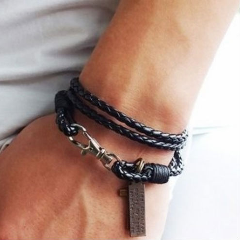 Leren Armband bedels