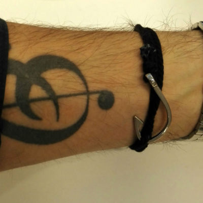 Armbandjes vishaak zwart