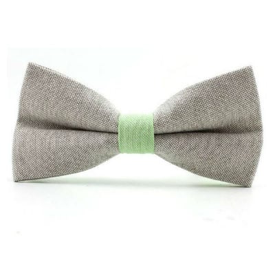 Vlinderdas kopen pastel grijs groen