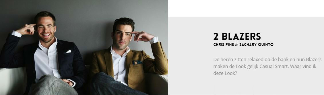 Heren looks met 2 blazer