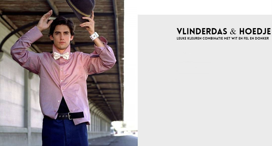 Looks met een vlinderdas