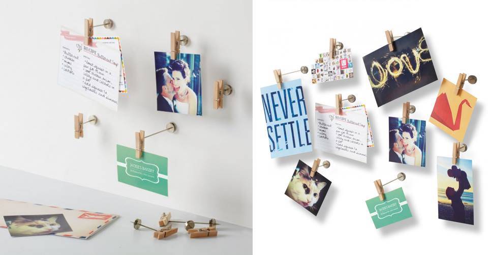 Hang je foto's of kaarten op met de mini fotoknijpers!