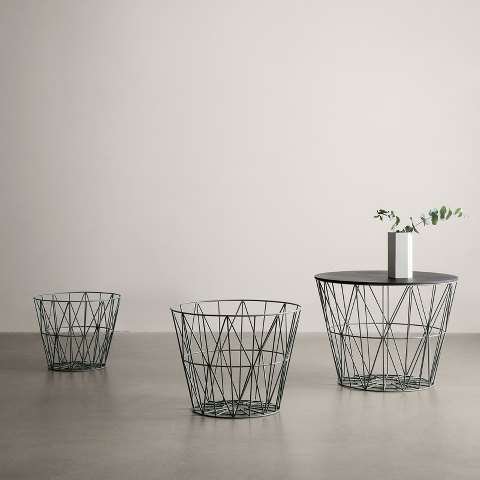 Nieuw! De groene Ferm LIVING baskets.