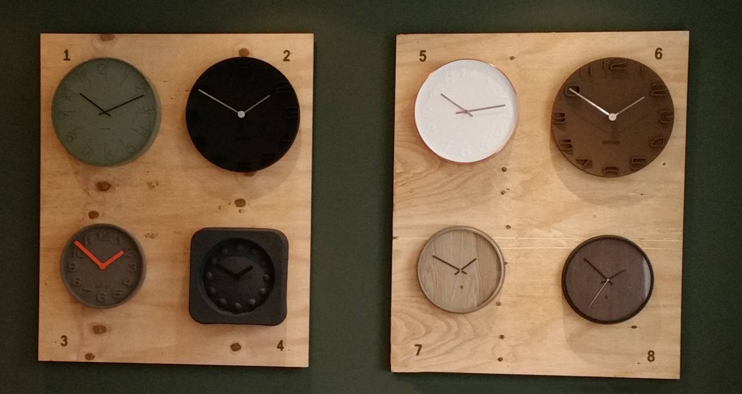Wandklokken, om uren plezier van te hebben!