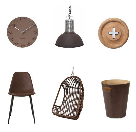 Bruin in je interieur